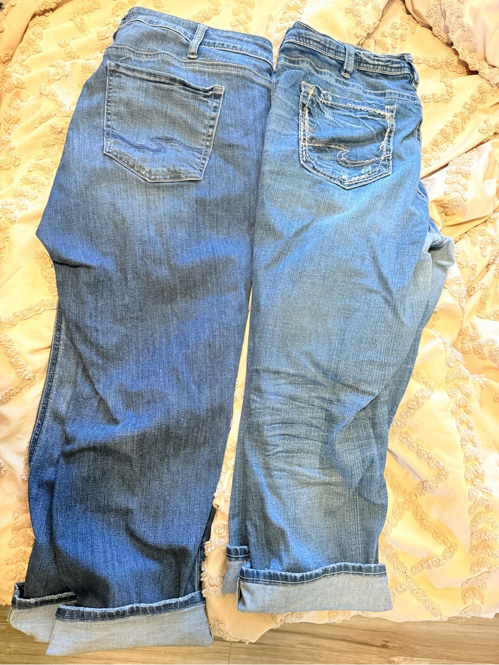 Silver Jean Cropped Pants Bundle